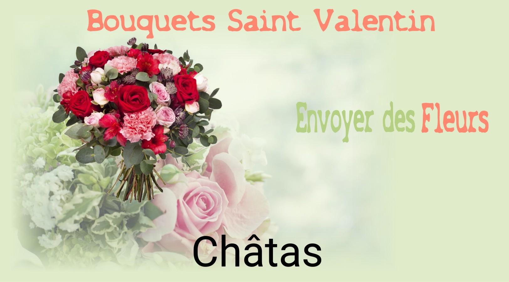 Roses de Saint-Valentin livrées à Châtas